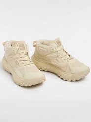 Vans Sneakersy "Crosspath Mid" w kolorze beżowym rozmiar: 42. Brązowe obuwie sportowe damskie Vans, z materiału, za kostkę, bez zapięcia. Za 179.22 zł.