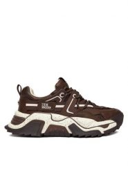 Steve Madden Sneakersy Kingdom 2 SM11004870 Brązowy. Brązowe obuwie sportowe damskie Steve Madden, ze skóry, bez zapięcia. Za 479.99 zł.
