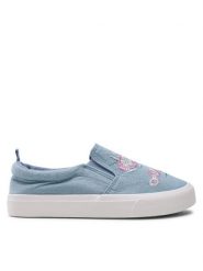 Nelli Blu Tenisówki 15972 Niebieski. Niebieskie buty sportowe dziewczęce Nelli Blu, bez wzorów, z materiału, bez zapięcia. Za 59.99 zł.