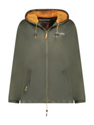 Geographical Norway Kurtka przejściowa w kolorze khaki rozmiar: L. Brązowe kurtki damskie Geographical Norway, l, bez wzorów, bez kaptura. Za 87.81 zł.