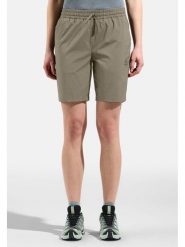 Odlo Szorty trekkingowe "Essential" w kolorze khaki rozmiar: 40. Brązowe spodenki sportowe damskie ODLO, bez wzorów, z materiału, outdoorowe. Za 215.77 zł.