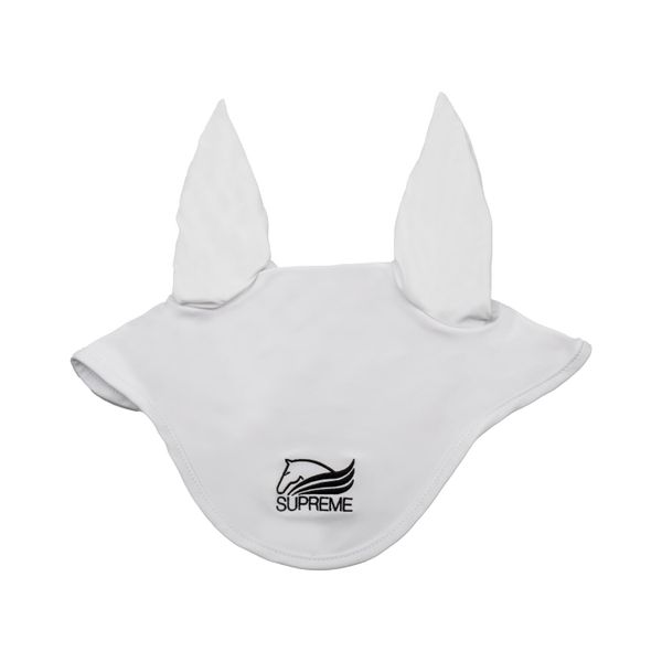 Czapka z muchą dla koni Supreme. Białe czapki damskie SUPREME, bez wzorów. Za 103.20 zł.