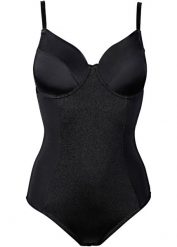 Body shape, średni stopień modelowania sylwetki. Czarne bielizna korygująca bonprix, bez wzorów, z bawełny. Za 122.99 zł.