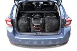 Torby Do Bagażnika Subaru Impreza 2017-2024 4Szt Kjust. Czarne torby podróżne KJUST, bez wzorów, z kauczuku. Za 1,221.00 zł.