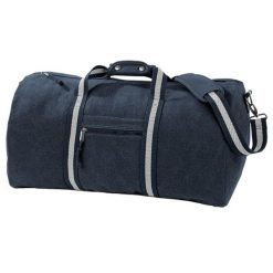 Torba Na Ramię Vintage Canvas 45 Litrów. Niebieskie torby podróżne QUADRA, bez wzorów. Za 144.99 zł.