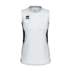 Damski tank top Errea Carry. Białe koszulki sportowe damskie ERREA, bez wzorów, bez ramiączek. W wyprzedaży za 155.00 zł.