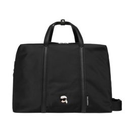 Torba KARL LAGERFELD. Czarne torby podróżne KARL LAGERFELD, bez wzorów. Za 879.99 zł.
