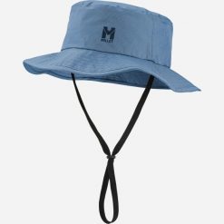 Kapelusz turystyczny Millet Rainproof Hat niebieski wodoodporny. Niebieskie kapelusze damskie Millet, bez wzorów, sportowe. Za 179.00 zł.