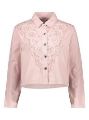 ONLY Kurtka koszulowa w kolorze jasnoróżowym rozmiar: XS. Różowe kurtki damskie Only, xs, bez wzorów, z bawełny, bez kaptura. Za 165.99 zł.