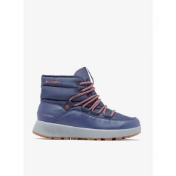 Buty zimowe damskie Columbia Slopeside Village Omni-Heat Mid. Niebieskie obuwie trekkingowe damskie Columbia, bez zapięcia. Za 344.99 zł.