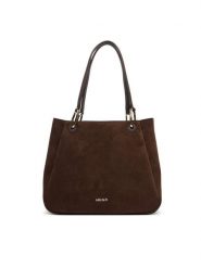 HUGO Torebka 50568033 Brązowy ciemny. Brązowe torebki klasyczne damskie Hugo, ze skóry, bez dodatków. Za 849.99 zł.
