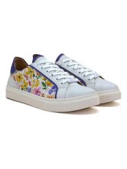 Goby Sneakersy w kolorze biało-niebieskim rozmiar: 40. Białe obuwie sportowe damskie Goby, bez zapięcia. Za 304.99 zł.