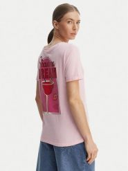 ONLY T-Shirt Kita 15291465 Różowy Regular Fit. Czerwone t-shirty damskie Only, l, bez wzorów, z bawełny, bez kołnierzyka. Za 89.99 zł.