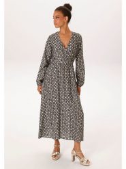 Aniston Sukienka w kolorze szaro-czarnym rozmiar: 36. Szare sukienki damskie Aniston, bez wzorów, bez ramiączek. Za 217.99 zł.