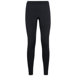 Spodnie techniczne termoaktywne damskie Odlo Performance Warm Eco. Czarne spodnie sportowe damskie ODLO, na zimę, l, bez wzorów, narciarskie. Za 341.00 zł.