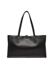 Calvin Klein Torebka Ck Narrate E/W Shoulder Bag K60K612987 Czarny. Czarne torebki klasyczne damskie Calvin Klein, ze skóry, bez dodatków. Za 769.99 zł.