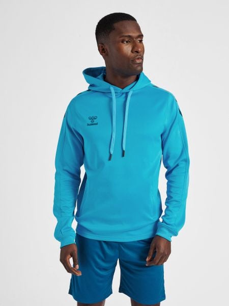 Bluza do piłki ręcznej dla dorosłych Hummel hml CORE XK poly z kapturem. Szare bluzy damskie Hummel, m, bez wzorów, z materiału, z kapturem. Za 140.50 zł.