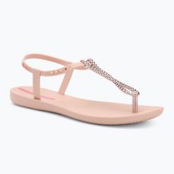 Sandały damskie Ipanema Class Twist. Czerwone sandały damskie Ipanema, bez wzorów, z gumy, bez obcasa, bez zapięcia. Za 83.99 zł.