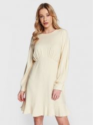 Closet London Sukienka codzienna D8599 Beżowy Regular Fit. Brązowe sukienki damskie Closet London, bez wzorów, z wiskozy, bez ramiączek. Za 269.99 zł.