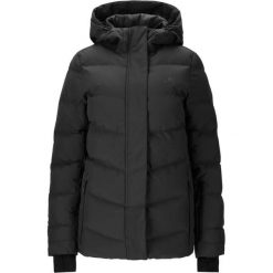 Damska kurtka narciarska Whistler Cheno. Czarne kurtki damskie WHISTLER, na zimę, bez wzorów, bez kaptura. W wyprzedaży za 441.99 zł.