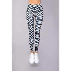 Legginsy sportowe damskie DEEP TRIP Zebra. Czarne legginsy damskie DEEP TRIP, bez wzorów, trekkingowe. Za 179.00 zł.