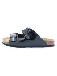 Billowy Klapki w kolorze czarnym rozmiar: 41. Czarne klapki damskie Billowy, bez wzorów, z otwartym noskiem, bez obcasa, bez zapięcia. Za 101.70 zł.