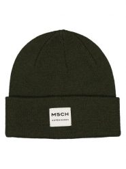 MOSS COPENHAGEN Czapka w kolorze czarnym rozmiar: onesize. Czarne czapki damskie Moss Copenhagen, bez wzorów, z wełny. Za 96.37 zł.