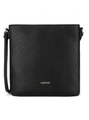 Lasocki Torebka LSK-K-031-06 Czarny. Czarne listonoszki damskie Lasocki, bez wzorów, z materiału, bez dodatków. Za 169.99 zł.