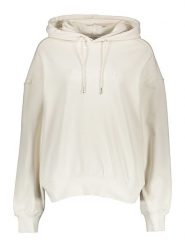 Calvin Klein Bluza w kolorze kremowym rozmiar: S. Brązowe bluzy damskie Calvin Klein, s, bez wzorów, z bawełny, z kapturem. Za 212.95 zł.