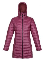 Regatta Płaszcz pikowany "Andel III" w kolorze fioletowym rozmiar: 36. Różowe płaszcze damskie Regatta, bez wzorów, bez kaptura. Za 231.45 zł.