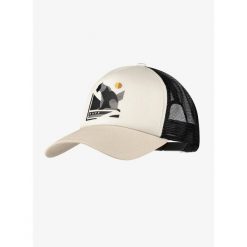 Czapka z daszkiem Buff Trucker Cap - mook cream. Brązowe czapki z daszkiem damskie Buff, bez wzorów. Za 109.99 zł.