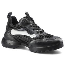 Czarne Sneakersy Carinii Buty Damskie Półbuty. Czarne półbuty damskie Carinii, z aplikacjami, z jeansu, bez obcasa, bez zapięcia. Za 319.00 zł.