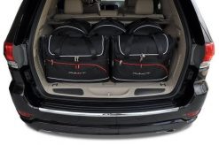 Torby Do Bagażnika Jeep Grand Cherokee 2010-2021 5Szt Kjust. Czarne torby podróżne KJUST, bez wzorów, z kauczuku. Za 1,502.00 zł.