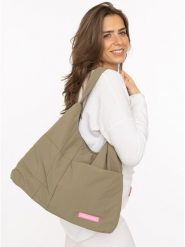 Zwillingsherz Shopper bag w kolorze khaki rozmiar: onesize. Brązowe shopper bag Zwillingsherz, bez wzorów, z materiału, na ramię, bez dodatków. Za 60.99 zł.