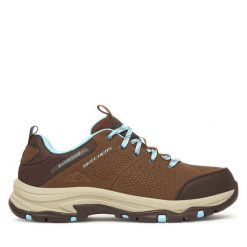 Trekkingi Skechers. Brązowe obuwie trekkingowe damskie Skechers, bez zapięcia. Za 449.99 zł.
