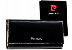 Portfel czarny Pierre Cardin [DH] 322 456 PSP520.2. Czarne portfele damskie Pierre Cardin, bez wzorów, ze skóry. Za 134.00 zł.