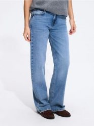 Jeansy straight comfort - niebieski. Niebieskie jeansy damskie Reserved. Za 139.99 zł.