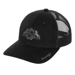 Czapka baseballowa jeździecka damska EQUESTRIAN QUEEN Juliana 26SS. Czarne czapki z daszkiem damskie EQUESTRIAN QUEEN, bez wzorów, z bawełny. Za 88.99 zł.