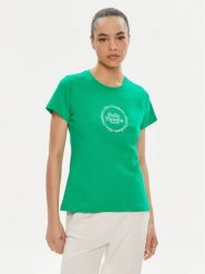 Helly Hansen T-Shirt W Core Graphic T-Shirt 54080 Zielony Regular Fit. Zielone t-shirty damskie Helly Hansen, l, bez wzorów, z bawełny, bez kołnierzyka. Za 159.99 zł.