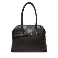 Torebka DeeZee. Czarne shopper bag DeeZee, bez wzorów, bez dodatków. Za 149.99 zł.