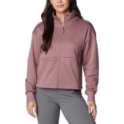 Damska bluza polarowa Columbia Boundless Trek Tech z pełnym zamkiem błyskawiczny. Fioletowe bluzy damskie Columbia, na zimę, s, bez wzorów, z polaru, bez kaptura. W wyprzedaży za 313.00 zł.
