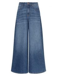 MOSS COPENHAGEN Dżinsy - Wide leg - w kolorze niebieskim rozmiar: S. Niebieskie jeansy damskie Moss Copenhagen, z podwyższonym stanem. Za 209.95 zł.
