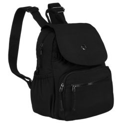 Plecak damski Peterson PTN CSM-13 czarny. Czarne plecaki Peterson, bez wzorów. Za 109.99 zł.
