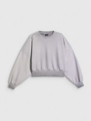 4F Bluza dresowa loose bez kaptura damska - szara M. Szare bluzy damskie 4F, m, bez wzorów, z dresówki, bez kaptura. Za 169.99 zł.