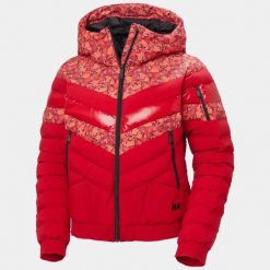 Damska kurtka narciarska Helly Hansen Imperial. Czerwone kurtki sportowe damskie Helly Hansen, s, bez wzorów, z materiału, bez kaptura. Za 1,117.00 zł.