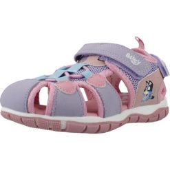 Sandały GARVALIN 262858G Rose. Czerwone sandały damskie Garvalin, bez wzorów, z syntetyku, bez obcasa, bez zapięcia. Za 168.99 zł.