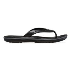 Kapcie Crocs Crocband Flip U Dorosłych. Czarne kapcie damskie Crocs, z materiału. Za 235.00 zł.