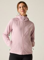 Regatta Kurtka softshellowa "Bourda" w kolorze jasnoróżowym rozmiar: 42. Różowe kurtki sportowe damskie Regatta, bez wzorów, bez kaptura. Za 194.15 zł.