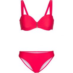 Bikini na fiszbinach (2 części) bonprix koralowy. Czerwone bikini bonprix. Za 109.99 zł.