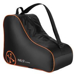 Torba na rolki TS101 Nils Extreme. Brązowe torby sportowe NILS EXTREME, bez wzorów, z nylonu. Za 34.90 zł.